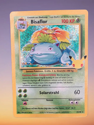 Pokémon Karte | Bisaflor HOLO | 15/102 Celebrations | Deutsch | NM   