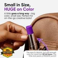 Blue Squid PRO Purple Face Paint Stick Waterproof Eyeblack Makeup