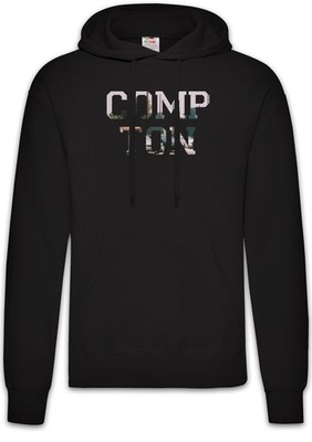 Compton Herren Hoodie California Ghetto Kalifornien Los Skyline Stadt Angeles