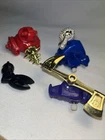 Vtg 1984 STARRIORS ACTION FIGURE PARTS LOT GOUGE TWINBLADE TOMY (A1)