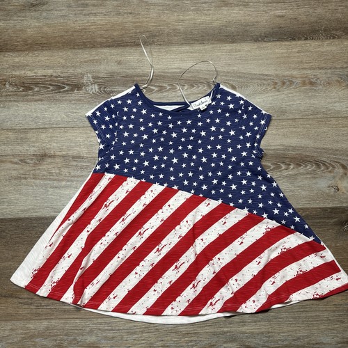 Stars and Stripes Small Women’s Top. Cloudchaser