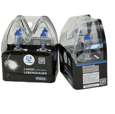 H7 Xenon Look Halogen Lampen Scheinwerfer 55W SUPER WHITE Kompatibel mit PEUGEOT