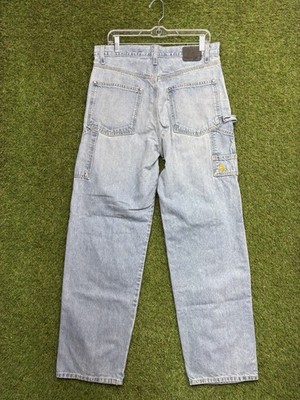 Vintage Levis SilverTab Jeans Mens 32x34 Baggy Carpenter Double