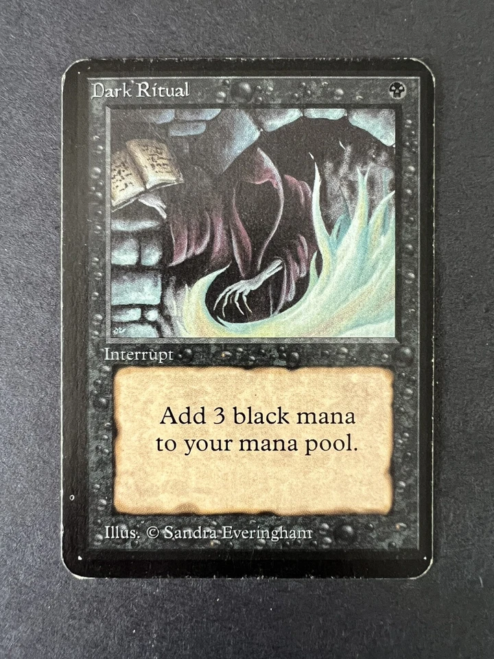 MP Dark Ritual, MTG, Alpha, Magic the Gathering, 98 - Image 2 of 4
