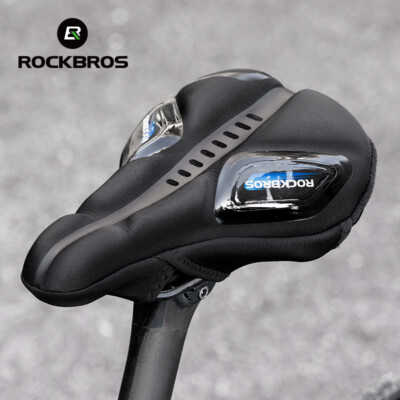 ROCKBROS Bicycle Saddle Cover Soft Bike Seat Cover Shockproof Cycling  Cushion