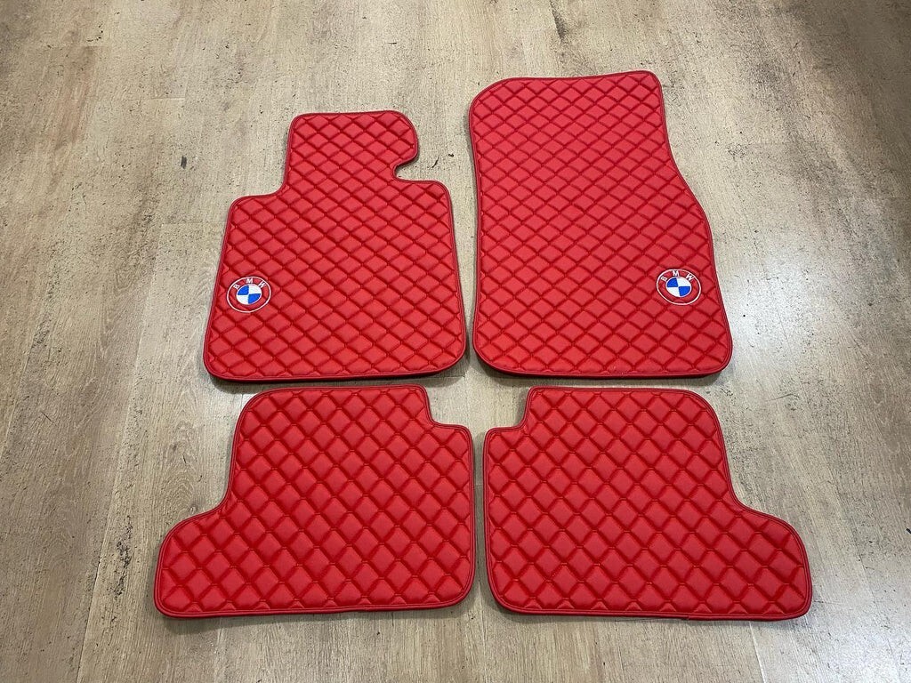 BMW Car Floor Mats, Luxury Leather BMW Carpet Liner, BMW floor mats eBay