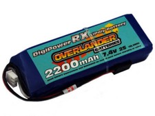 2200mAh 2S 7.4v LiPo Battery Receiver Pack - Overlander Digi-Power (1570) : OV-1