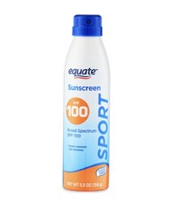 Equate 100 SPF Sport Broad Spectrum Sunscreen SPF 100 5.5 Fl Oz