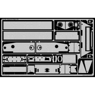 MW22 EDUARD 35790 ZIMMERIT TIGER (P) 1/35 PE SET for DRAGON