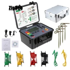 ES3001 Four-wire Ground Resistance Tester Multifunctional Soil Resistivity Meter