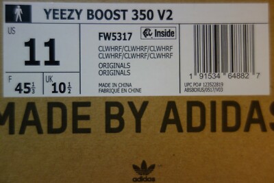 Adidas Yeezy Boost 350 V2 ''Cloud White Reflective'' ClWhRf/ClWhRf/ClWhRf FW5317