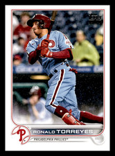 2022 Topps Ronald Torreyes  Philadelphia Phillies #354 Centered Mint