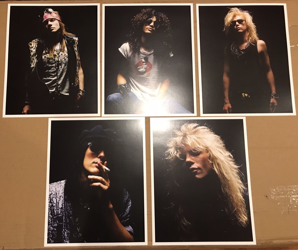 コレクション Guns n Roses. Lithograph Set. LtdEdi. guns n roses 5 photo/lithograph set from locked n loaded box set