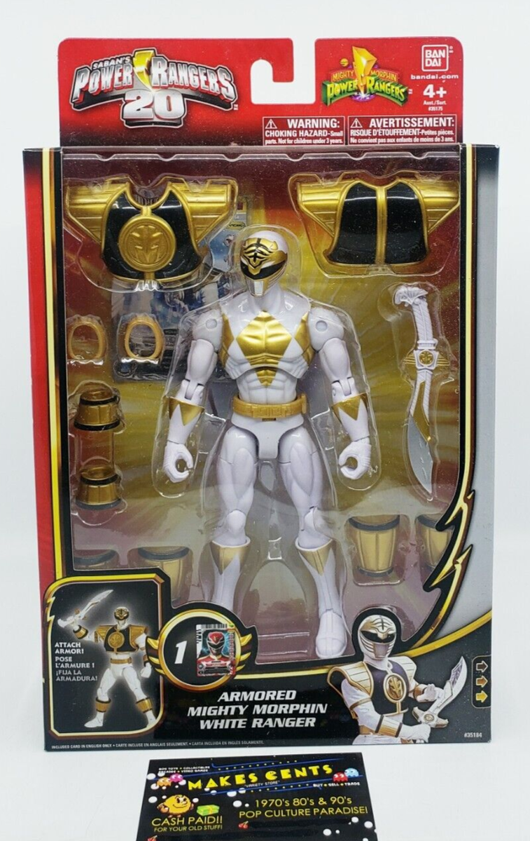 Ioan ranger White Ranger Figure Power Rangers Megaforce Mighty Morphin