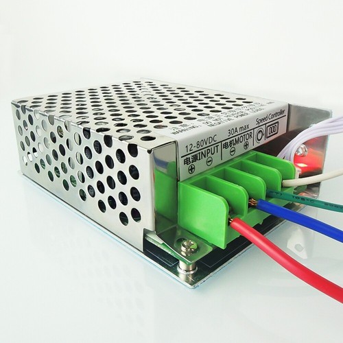 Digital Display DC 12-80V 30A PWM Motor Speed Controller Switch Motor Controller - Picture 2 of 9