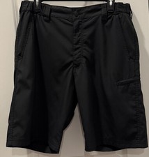 WRANGLER AUTHENTICS MEN'S BLACK OUTDOOR CARGO SHORTS SIZE 34.