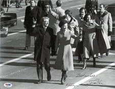 JIMMY CARTER & ROSALYNN CARTER DUAL SIGNED 11X14 PSA DNA S88572