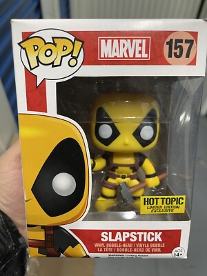 Funko Pop! Marvel #157 Slapstick Bobblehead Vinyl Figure New NIB Hot Topic New!!