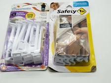 Safety 1st 7Pack & 8 Pk Dream Baby Cabinet Locks & Drawer Latches Child Proof 