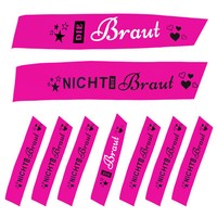 Die Braut + Nicht Die Braut SchäRpe Set Junggesellinnenabschied Jga Pink