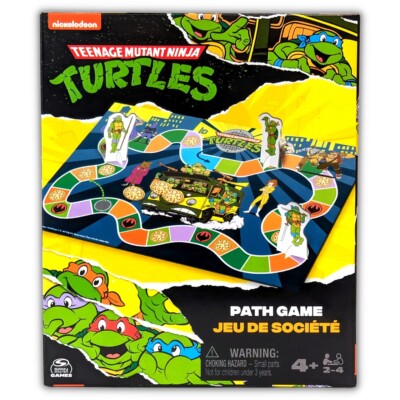 Nickelodeon TMNT Teenage Mutant Ninja Turtles Path Mini Board Game, Ages 4+