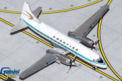 Gemini Jets Frontier Convair CV-580 N73117 Maßstab 1:400 GJFFT1263 Diecast Metall