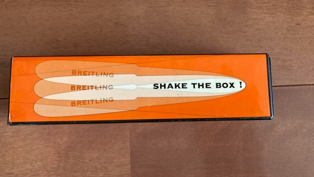 BREITLING Watch Novelty SHAKE THE BOX Paprika Yellow/Silver BREITLING Watch Novelty SHAKE THE BOX Paprika Yellow/Silver