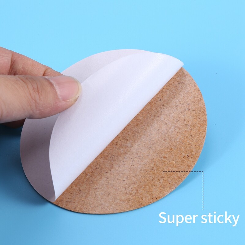 Self Adhesive Cork Coasters, Cork Mats Cork Backs for Coaster F1Z9