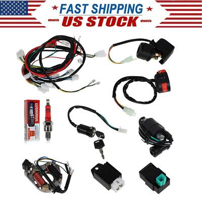ATV Wiring Harness for 50cc 70cc 90cc 110cc 125cc Chinese Electric Start Quads