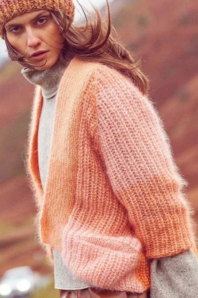 Rico Design ::Essentials Kid Mohair ❤️ Silk Colourlove #07:: Turquoise 100g 45%  - Image 2 of 4