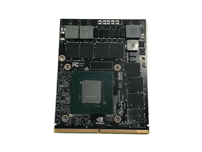 Genuine HPZbook 17 G4 Gfx Nvidia Quadro P4000 8GB Video Graphics