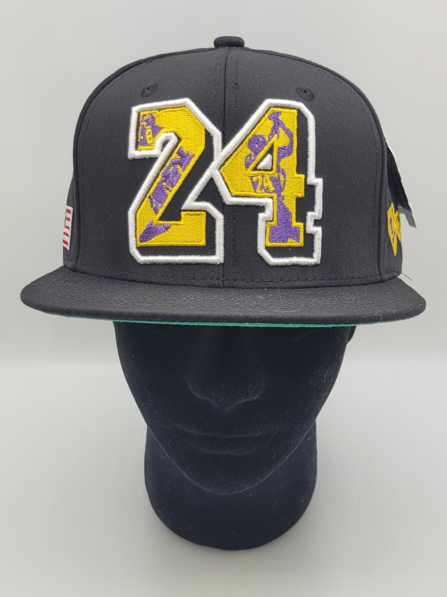 限定 TWNTYTWO × KOBE BRYANT スナップバック LAキャップ Vintage NBA Kobe Bryant Yellow LA Lakers Cap #8 Youth Drew Pearson