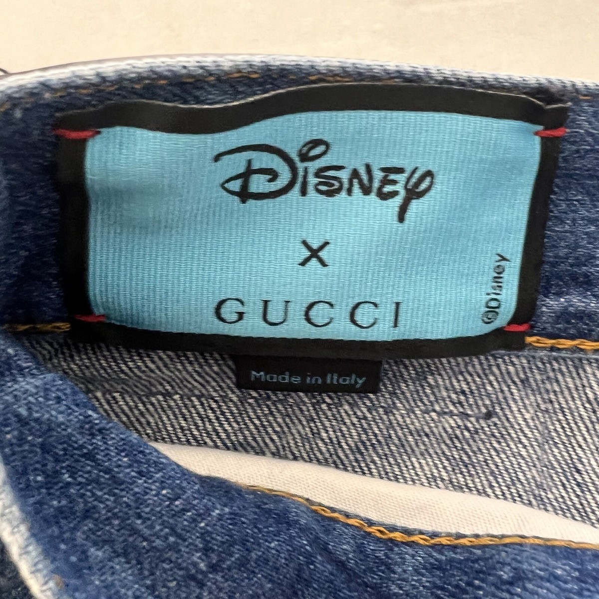 Gucci x Disney eco denim Straight Leg jeans | eBay Gucci x Disney eco denim Straight Leg jeans | eBay