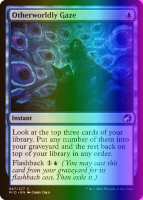 MTG Otherworldly Gaze (67/553) Innistrad Midnight Hunt NM FOIL | eBay