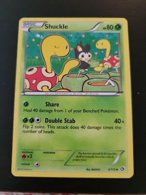 Pokemon TCG Card 2013 Legendary Treasures Shuckle 3/113 | eBay
