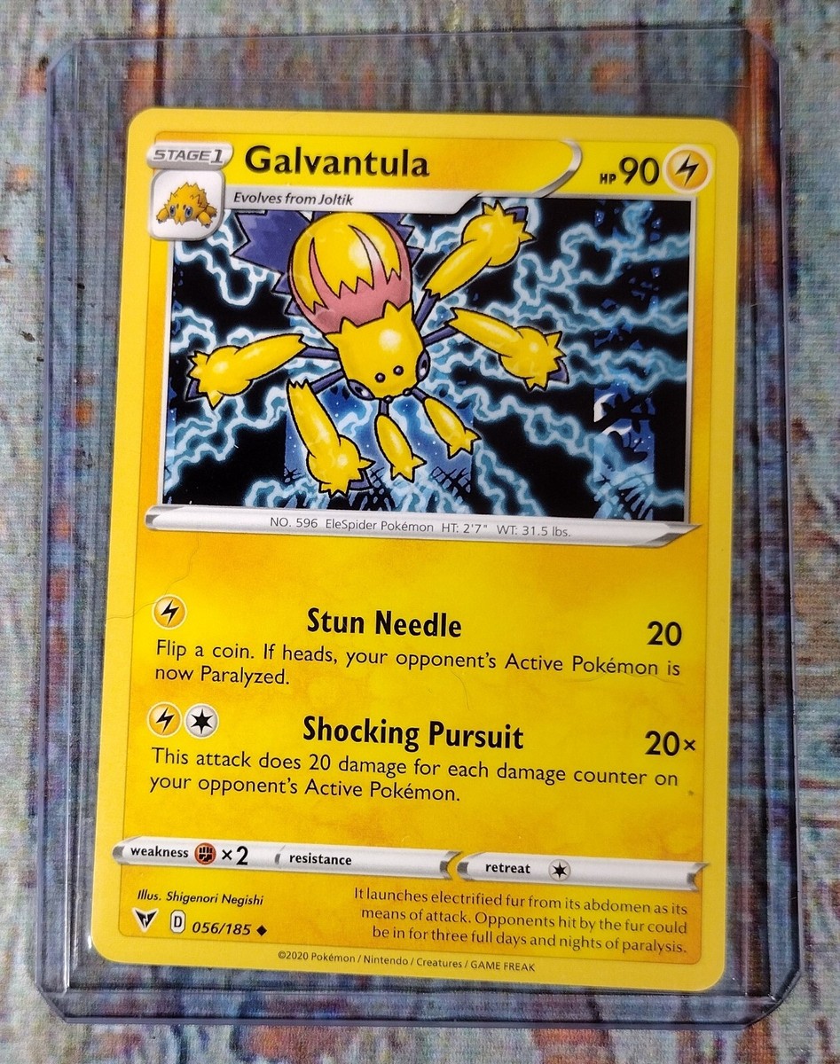 GALVANTULA Stage 1 Pokemon Card Vivid Voltage 056/185 Uncommon