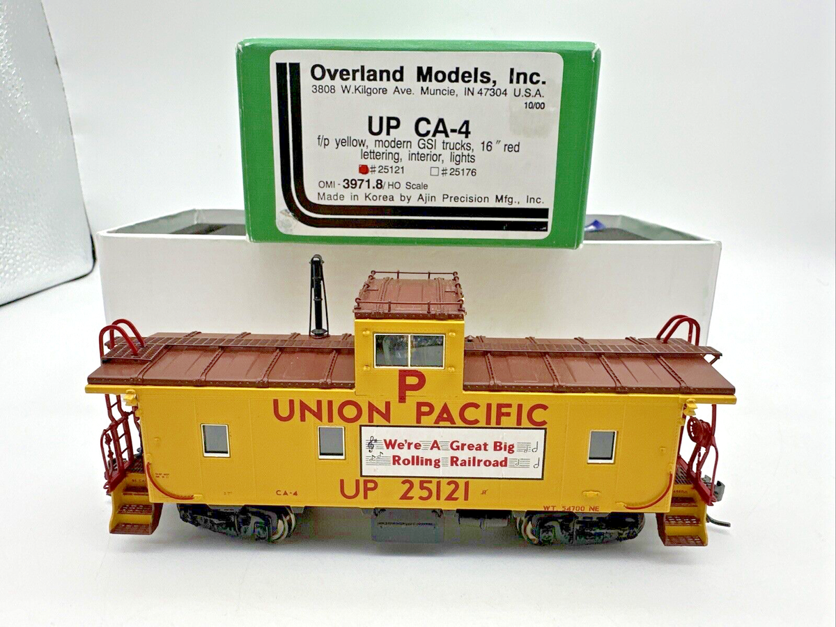 DTD HO BRASS OMI 3971.8 OVERLAND UP UNION PACIFIC CA-4