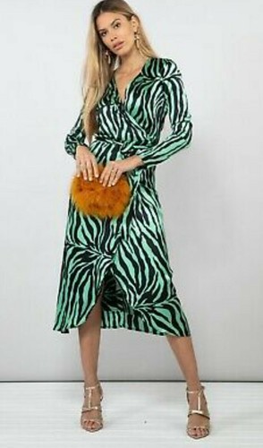 DANCING LEOPARD SILKFRED DRESS Size 10 