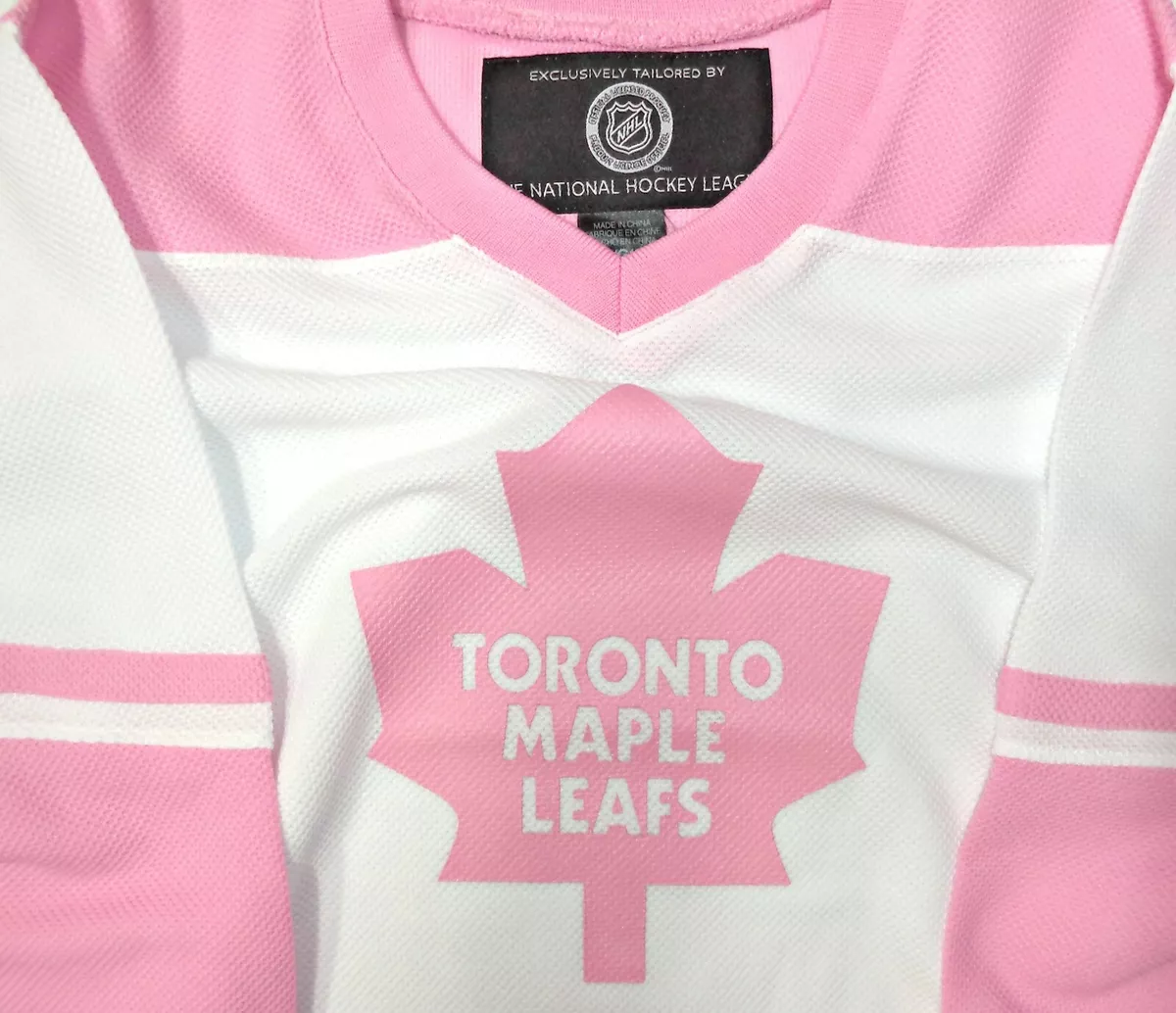 Ladies Pink Toronto Maple Leaf Jersey Size XL