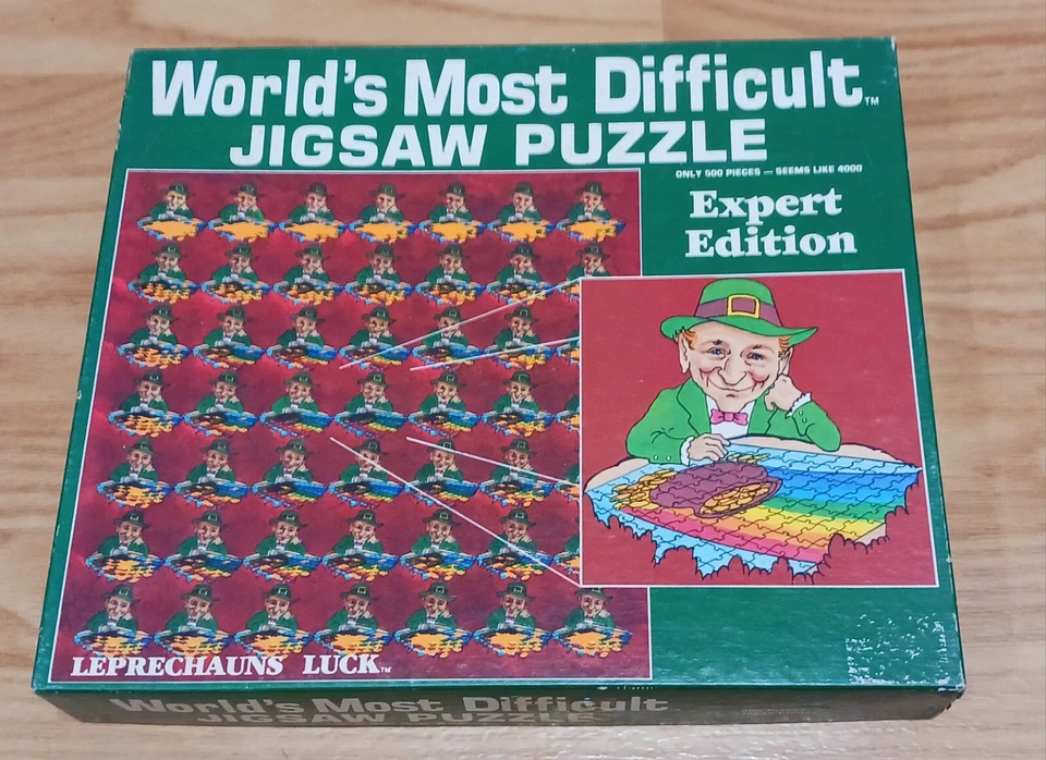Rompecabezas Leprechaun's Luck World's Most Difficult 500 piezas edición experta Foto 2 de 4