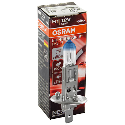 OSRAM H1 NIGHT BREAKER LASER Next Generation 3200 K 1500 lm Glühlampe