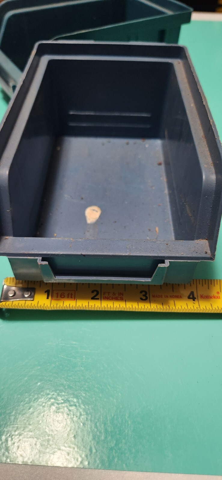 AkroMils 30210 Plastic Storage Stacking AkroBin 5Inch by 4Inch by 3