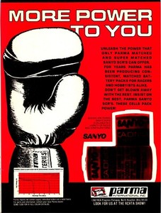PARMA Sanyo Cadnica Batteries Print Ad Ephemera Wall Decor More Power to You