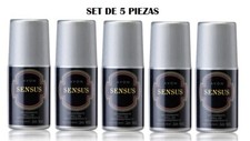 SENSUS Roll On Desosodorante anti-transpirante caballero SET DE 5 PIEZAS 50 ml