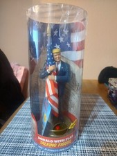 Donald Trump Talking Figure Doll,W/Flag W/Trumps Voice 17 Audio Lines Brand