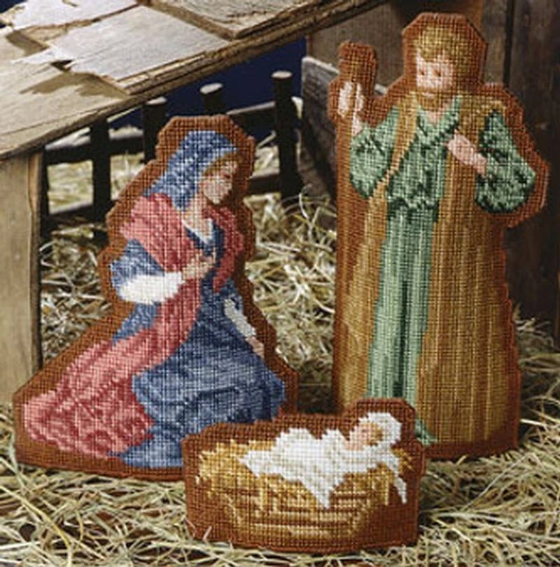 NATIVITY HEIRLOOM Cross Stitch Pattern 3 Book ~ Wise Men, Shephard & Holy Family - Image 3 of 4