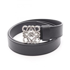 LOEWE Chunky Anagram Belt E619237X15183995 leather Black 95/38 NEW mens SHW