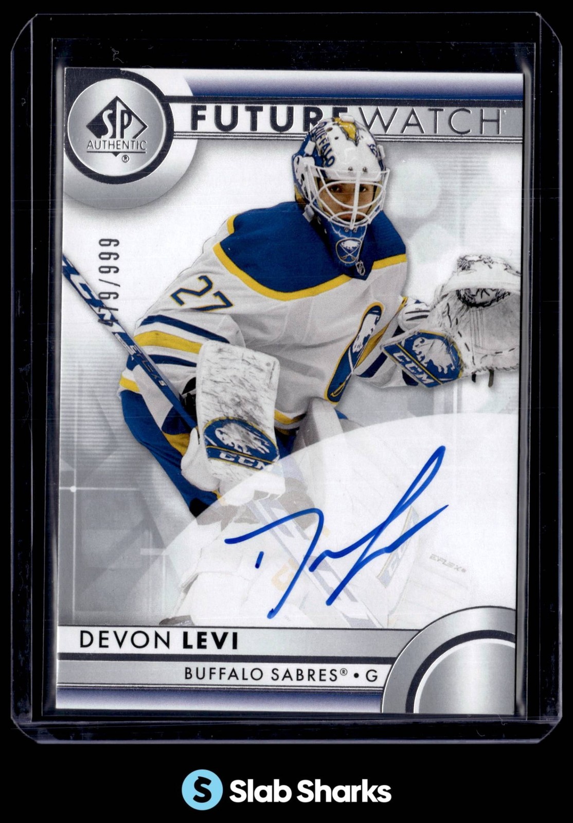 2023 SP AUTHENTIC #103 DEVON LEVI AUTO RC FUTURE WATCH ROOKIE /999