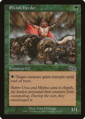 Elvish Herder - USG - #247 - common - PACK FRESH (NM)