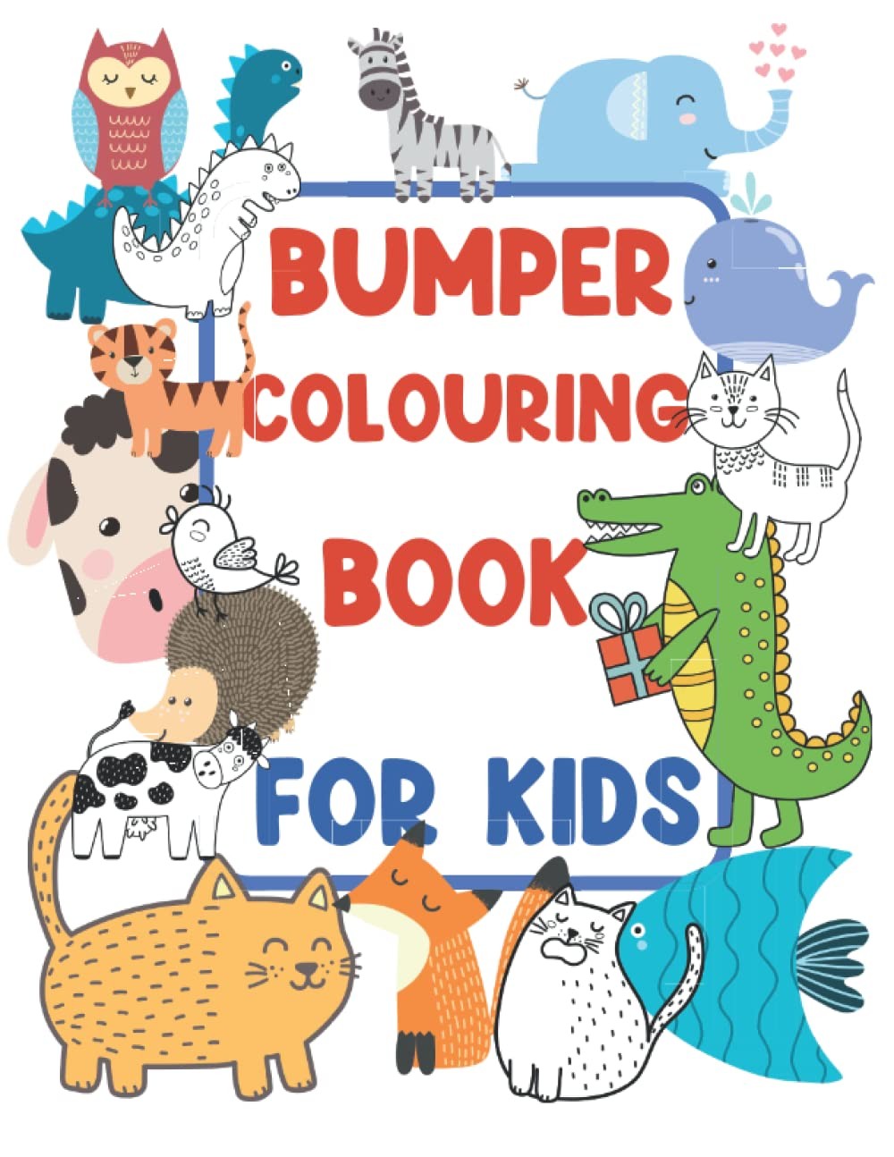 Bumper Colouring Book For Kids: Over 100 pages of colouring fun!